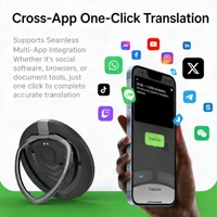 Traducteur intelligent F01 Mini AI, traduction en temps réel, 146 langues, enregistreur vocal, interprétation simultanée hors ligne, photo