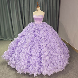 Jancember 1200 <b>Vintage</b> Purple Empire Lace-Up Debutant <b>Dresses</b> Vestido De Fiesta Para Mujer - Product Image 2