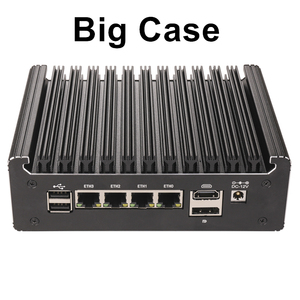 Pare-feu sans ventilateur solide Mini PC <span class=keywords><strong>Intel</strong></span> N150 i5-8250U <span class=keywords><strong>Pentium</strong></span> <span class=keywords><strong>N6005</strong></span> 4417U 4x2.5G LANs serveur domestique DDR4 NVMe type-c pfSense OPNsense - Product Image 2