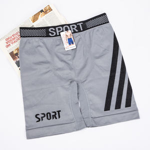 Уокин, высокоэластичные бесшовные спортивные длинные трусы-боксеры, нижнее белье в полоску, удобные полиамидные узкие трусы, шорты - Product Image 6