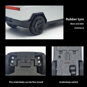 سيارة تحكم عن بعد كبيرة للأطفال بتصميم سايبربانك ومحاكاة شاحنة بيك آب، لعبة نموذجية رباعية الاتجاهات للتحكم عن بعد بالجملة - Product Image 5