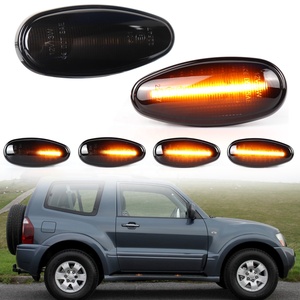 Luces de señal de marcador lateral dinámico LED para Mitsubishi Pajero Lancer Outlander Nimbus Peugeot lámparas indicadoras de parpadeo secuencial de iones - Product Image 2