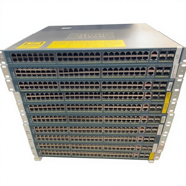 For WS-C4948-S-E 48 Gigabit Ethernet Ports + 4 Gigabit Optical Ports Converged Enterprise Switch