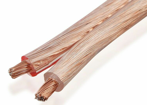 18 AWG خالية من الأكسجين النحاس 2 النواة شفاف أحمر كابل مكبر صوت ستيريو - Product Image 3