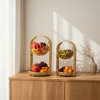 Corbeille à fruits sculptée de luxe créative et simple, panier à fruits haut de gamme pour la maison, grande capacité, bol à fruits, plateau à collations