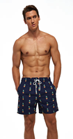 Herenshorts van ecologisch materiaal, snel drogend, effen, met fruit- en dierenprint, casual zwemkleding, boardshorts & trunks