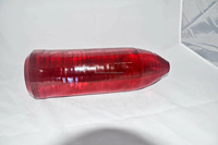 Perles rondes de couleur rouge rubis, pierres précieuses, boule de corindon synthétique