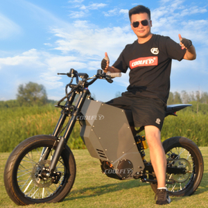 Bicicleta Eléctrica Todoterreno de Diseño para Viajes al Aire Libre, 5000w 12000w 15000w, para Adultos, Económica - Product Image 1