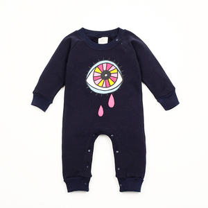 Ropa para Bebés Recién Nacidos al por Mayor, 100% Algodón, Color Sólido, Mamelucos Lisos para Bebés - Product Image 2