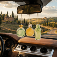 Désodorisant longue durée en papier de coton éliminant les odeurs pour voiture, avec sachet à évaporation naturelle pour l'intérieur de l'auto et les placards