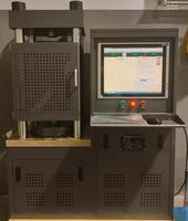 Machine d'essai concrète de compression de cylindre d'ASTM C39 600KN 60T