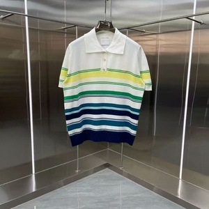 Camiseta de Verano 2026 de Lujo, Casual, 100% Algodón, Estilo Casa Blanca, Holgada, de Manga Corta para Hombre - Product Image 4