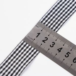 Lacets décontractés YS, 2,5 cm de large, plats à carreaux, pour chaussures blanches, lacets en plastique colorés à carreaux noirs et blancs - Product Image 3