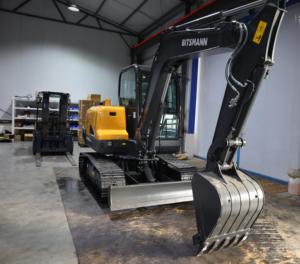 Himonhi Dx 60H 6ton Crawler <span class=keywords><strong>Mini</strong></span> Graafmachine Ce Goedgekeurd Met Yanmar Motor En Liyuan Pomp Te Huur Verkoop - Product Image 3