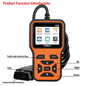 Escáner OBD2 para Automóviles V500, Herramienta <span class=keywords><strong>de</strong></span> Diagnóstico para Autos con <span class=keywords><strong>Lector</strong></span> <span class=keywords><strong>de</strong></span> Códigos OBDII, <span class=keywords><strong>Lector</strong></span> <span class=keywords><strong>de</strong></span> Códigos <span class=keywords><strong>de</strong></span> Error del Motor - Product Image 5