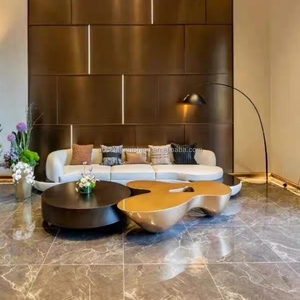 Độc đáo sáng tạo abnormity thiết kế bán buôn Cà Phê Trà bảng hiển thị bảng FRP Bàn cà phê hiện đại nhà thiết kế bảng - Product Image 4