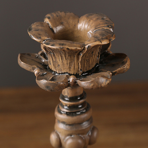 <span class=keywords><strong>Portacandele</strong></span> in resina per matrimonio con <span class=keywords><strong>portacandele</strong></span> votivo in <span class=keywords><strong>oro</strong></span> con intaglio Vintage rustico lungo affusolato - Product Image 5