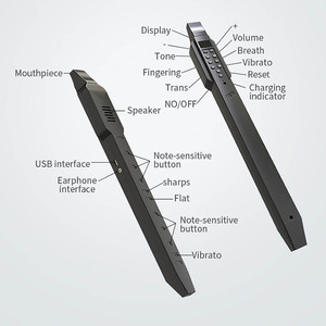 Nouvel instrument à vent électronique miniature Konix, <span class=keywords><strong>saxophone</strong></span> <span class=keywords><strong>alto</strong></span> numérique professionnel - Product Image 4