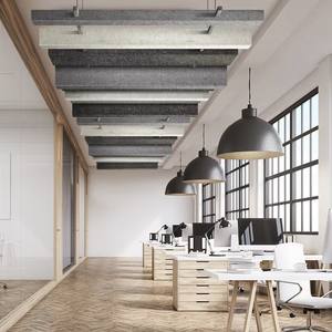 Disques insonorisés et ignifuges modernes en forme de nuage, découpés CNC, pour la décoration de plafonds dans les hôtels, les écoles et les bureaux - Product Image 4