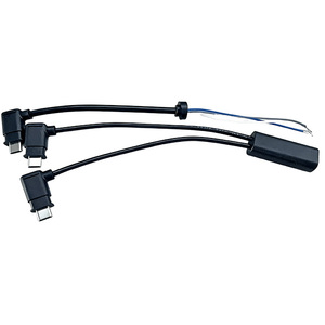 अनुकूलित ip68 वाटरप्रूफ केबल यूएसबी टाइप-सी पुरुष डेटा + चार्जिंग फ़ंक्शन 60wtpe काले फ्लैट केबल 3m - Product Image 1