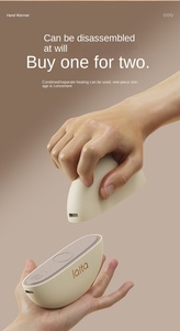 Chauffe-mains magnétique rechargeable haut de gamme détachable 2-en-1 pour maison intelligente, mini chauffe-bébé USB et batterie externe portable - Product Image 6
