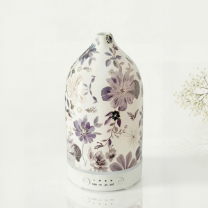 منتج جديد لعام 2026: ناشر عطري من السيراميك الأبيض بتصميم بسيط مع إضاءة بـ7 ألوان للنوم الأفضل وتحسين المزاج - Product Image 2