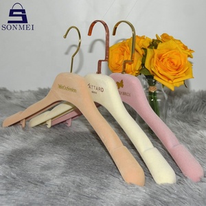 Nhiệm Vụ Nặng Nề Thương Hiệu Wedding Gown Quần Áo Tùy Chỉnh Nhung Móc Áo Cho Ăn Mặc - Product Image 6