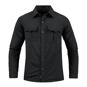 Camisa de <span class=keywords><strong>manga</strong></span> <span class=keywords><strong>larga</strong></span> de secado rápido con protección solar con efecto hielo para ropa de <span class=keywords><strong>trabajo</strong></span> ligera de gran tamaño al aire libre - Product Image 3