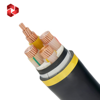 Cable de Alimentación de Cobre de Media Tensión con Aislamiento XLPE y Revestimiento de PVC para Distribución Eléctrica