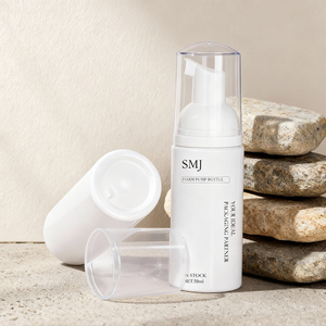 Bouteille en mousse PET personnalisée avec logo, 50 ml, 150 ml, rechargeable, vide, avec pompe moussante, pour nettoyant cils et distributeur de lavage facial – Vente en gros - Product Image 6