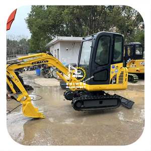 Excavatrice Komatsu pc20 d'occasion avec peinture d'origine, pour travaux de construction, capacité de godet de 0,18 m³, avec moteur 3D84-1A, provenance Japon, modèle 2020, pc18, pc35. - Product Image 1