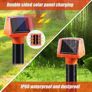 Répulsif solaire <span class=keywords><strong>anti</strong></span>-serpents, <span class=keywords><strong>anti</strong></span>-marmottes, <span class=keywords><strong>anti</strong></span>-toutous, <span class=keywords><strong>anti</strong></span>-rongeurs SAIJZEK pour pelouse et ferme en extérieur - Product Image 3