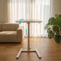 Table basse multifonctionnelle mobile avec plateau inclinable et base pliable, gain de place, hauteur réglable, table d'appoint pour salon