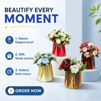 Sacs à fleurs en papier kraft recyclé imperméable avec poignée longue, personnalisables pour fleuristes, bouquets de mariage et promotions (vente en gros)