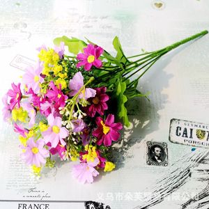 Dufu simulación Margarita nueva decoración de la <span class=keywords><strong>casa</strong></span> artificial/Flor falsa Flor de seda saltando orquídea hogar lugar flores decorativas - Product Image 6