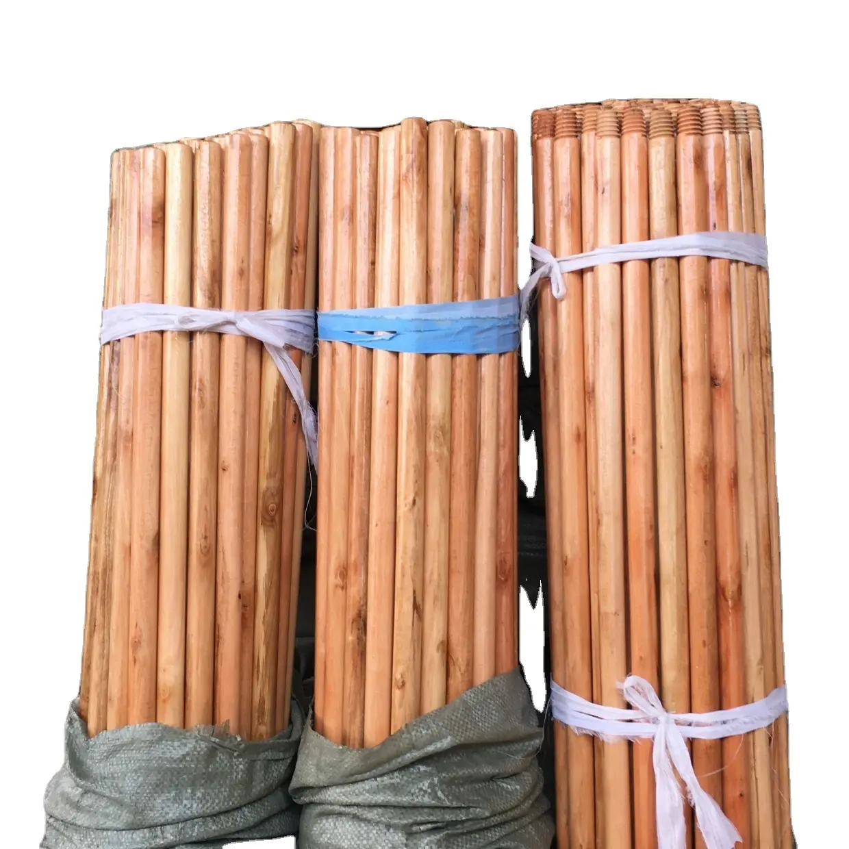 New products on china market 120 cm length wooden broom stick home factory for pvc coated broom stick