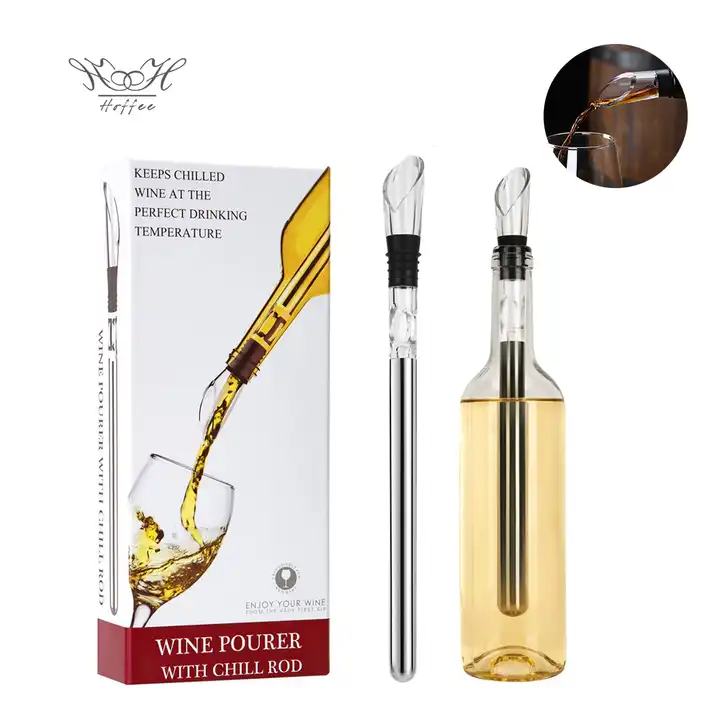 Beer Chiller Sticks, 304 Stainless Steel Chill Pour Wine Cooler