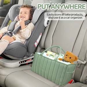 480g portátil mochila bebê fralda saco saco com compartimentos removíveis bebê fralda saco - Product Image 6