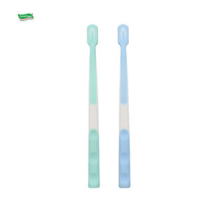 <span class=keywords><strong>Brosse</strong></span> <span class=keywords><strong>à</strong></span> dents <span class=keywords><strong>orthodontique</strong></span> en forme de U avec manche en PP+TPR, certifiée CE, logo personnalisé et service OEM pour usage domestique - Product Image 3