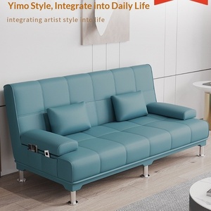 Canapé-lit pliant 2024 pour personnes paresseuses, double usage, idéal petit appartement, style minimaliste moderne, amovible et lavable - Product Image 5