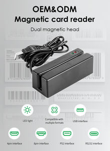 Lecteur <span class=keywords><strong>de</strong></span> <span class=keywords><strong>cartes</strong></span> magnétiques double face USB Effon Factory Mini MSR 3 pistes avec lecture pratique à double tête pour système <span class=keywords><strong>de</strong></span> point <span class=keywords><strong>de</strong></span> vente - Product Image 6