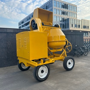 Bétonnière avec treuil de levage, chariot à roues, poulie, support A2-510LT - Product Image 3