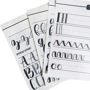 Guida per Principianti A4 sulla Calligrafia Moderna e sul Lettering per Bambini - Product Image 1