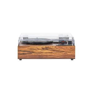 Tourne-<span class=keywords><strong>disque</strong></span> en bois 3 vitesses avec Bluetooth, enregistrement LP vers MP3, haut-parleurs intégrés 2x3W, alimenté par batterie - Product Image 5