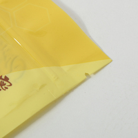 Vente chaude forme personnalisée 3.5g-28g découpé pour biscuits Doypack boîte 4 faces PE Mylar sac fermeture éclair réutilisable emballage innovant Des