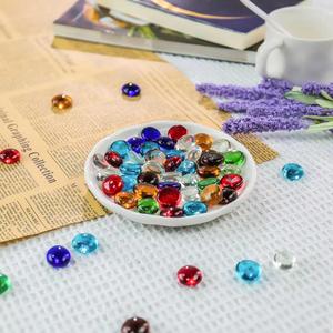 Cuentas <span class=keywords><strong>de</strong></span> piedras preciosas <span class=keywords><strong>de</strong></span> cristal <span class=keywords><strong>de</strong></span> colores mezclados relleno <span class=keywords><strong>de</strong></span> jarrón cuentas <span class=keywords><strong>de</strong></span> mármol planas decoración <span class=keywords><strong>de</strong></span> acuario rocas piedras florales mosaico decorativo gema guijarros - Product Image 3