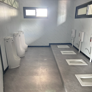 Offre Spéciale : Toilettes Conteneurisées Préfabriquées Portables de 20 pieds, Unité Complète avec Séparation Humide/Sèche, Lavabo, Douche et WC pour Projets Hôteliers et Extérieurs - Product Image 5