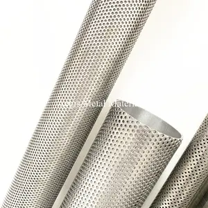 1.5 1.8m Length 304/316 Stainless Steel 2 3 5mm Hole Tube Perforated Filter