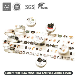 Nastro artistico con motivo <span class=keywords><strong>felino</strong></span> per Scrapbooking progetti Washi di qualità - Product Image 1