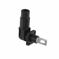 Connecteur haute tension EV 8 mm à angle droit 200 A pour batterie et stockage d'énergie, connecteur mâle-femelle